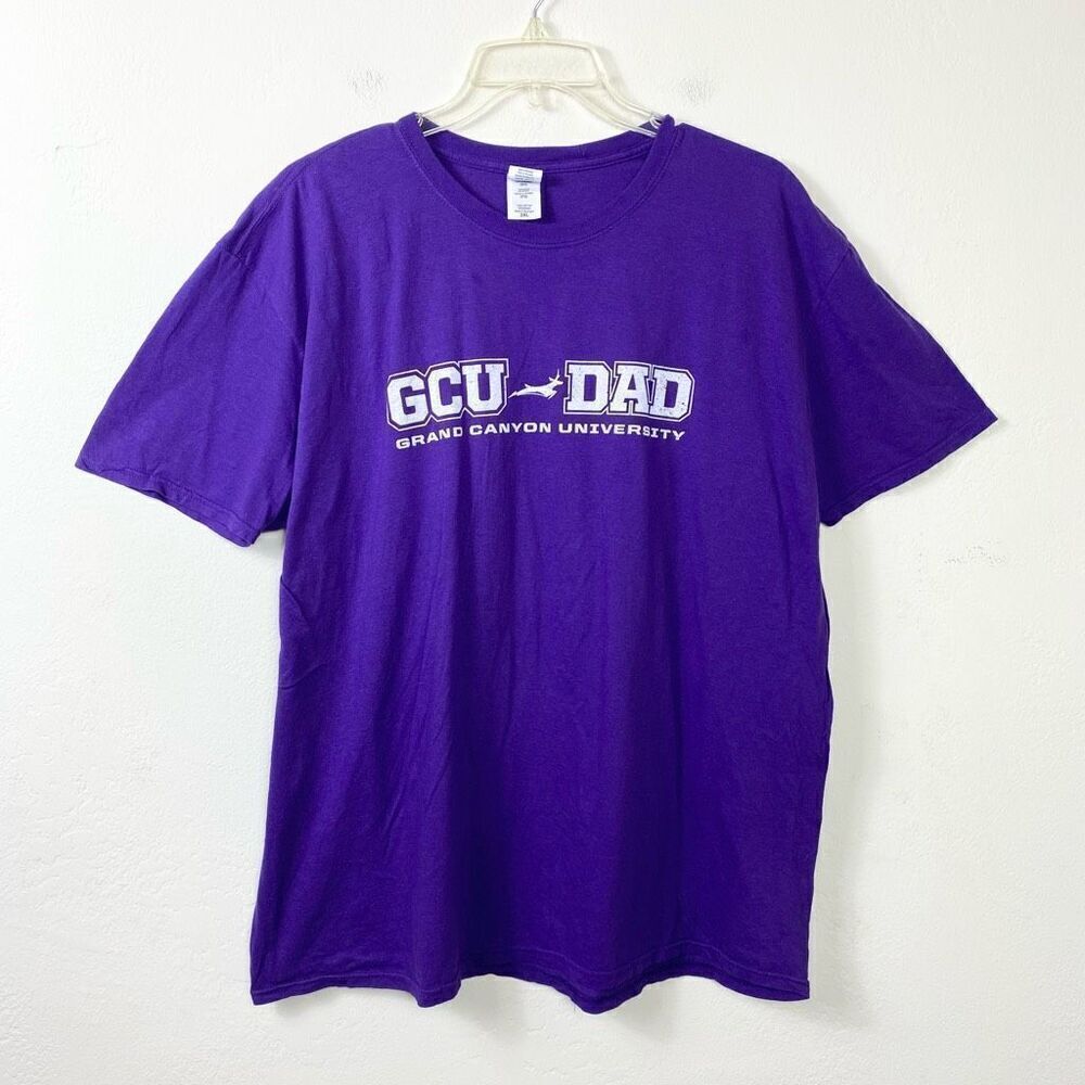 Gildan GCU Dad Grand Canyon University College Purple Tshirt Size 2XL